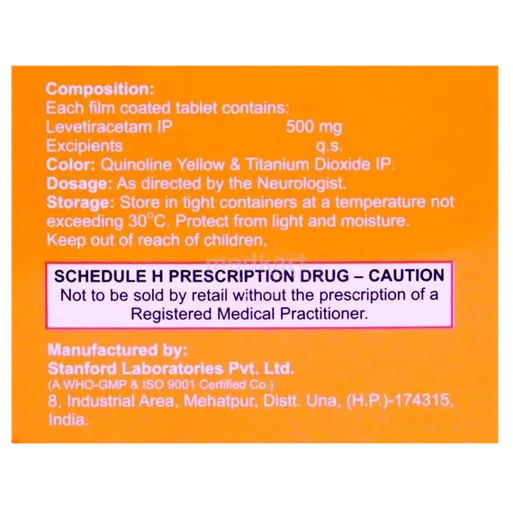 levigress 500mg tablet 10's